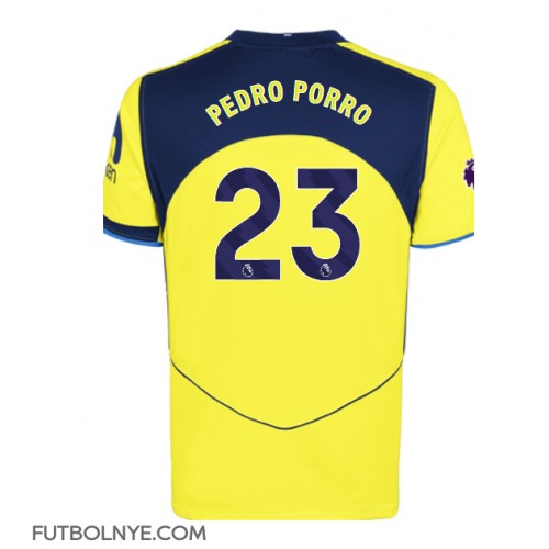 Camiseta Tottenham Hotspur Pedro Porro #23 Tercera Equipación 2025-26 manga corta